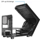 Корпус Chieftec THE CUBE CI-03B-OP, без БЖ, fan 20cm, mATX, Black (CI-03B-OP) - зображення 7