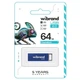 USB флеш накопитель Wibrand 64GB Chameleon Blue USB 2.0 (WI2.0/CH64U6U) - изображение 2