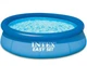 Детский круглый надувной бассейн Intex 28110 244х76 см Easy Set открытый синий (21-9-28110) - изображение 1