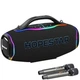 Колонка Bluetooth HOPESTAR A90 PRO Wireless Bluetooth Speaker 700W/AI/TWS/IPX6/AC/RGB/36000mAh портативна з підсвіткою + 2 мікрофони Чорний - изображение 1