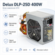 Блок питания Delux DLP-25D 400W ATX вентилятор 120 мм Bulk Grey - изображение 1