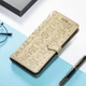 Чехол Embossed Cat and Dog для Xiaomi Poco C85 4G EU 173 mm книжка кожа PU с визитницей золотистый - изображение 5