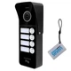 Виклична панель домофону з вбудованим зчитувачем карток SEVEN CP-7504/4 RFID black - зображення 1