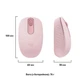 Миша бездротова Logitech M196 Rose (910-007461) - зображення 1