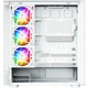 Корпус Modecom VOLCANO AQ400 ARGB MIDI SIDE LCD 6,2”, 4x120mm fans WHITE без БЖ ATX (MC-A-AQ400-4FA-W) - зображення 5