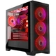 Корпус Modecom VOLCANO EXPANSE S ARGB 4x140mm fans MIDI USB 3.0x2+TYPE-C BLACK без БЖ ATX (AT-EXPANSE-SG-10-000000) - изображение 4