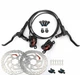 Дискові гідравлічні гальма Shimano BR-MT200 (передні + задні, ротори RT56 160 мм) - изображение 1