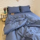 Комплект постельного белья Ell Home (турецкая жатка) Синий двуспальный 4 нав 70/70 - изображение 1