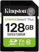 Карта пам'яті SDXC 128GB UHS-I Class 10 Kingston Canvas Select Plus R150MB/s (SDS3/128GB) - зображення 1