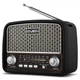 Портативный радиоприемник SVEN SRP-555 Black-Silver FM/AM/SW с USB, microSD и зарядкой мобильных устройств - изображение 1