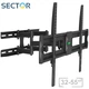 Крепление для телевизора Sector TV6 Black настенный кронштейн 32-55" - изображение 1