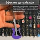 Брелок гитара для ключей брелоки брелки на ключи сумку рюкзак портфель зеркало автомобиля в виде электрогитары автомобильная подвеска в машину сувенирный металлический Фиолетовый 99_10_0_5C - изображение 2