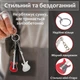 Брелок гитара для ключей брелоки брелки на ключи сумку рюкзак портфель зеркало автомобиля в виде электрогитары автомобильная подвеска в машину сувенирный металлический Белый 99_10_0_2C - изображение 3