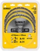 Набір пильних дисків DeWalt Construction 24T/40T 216 x 30 мм 3 шт. DT1962-QZ (5035048095799) - зображення 1