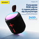 Портативная Bluetooth колонка FONENG M3 Bass беспроводная акустика с мощным басом LED подсветкой Bluetooth 5.4 IPX-5 колонка для телефона ноутбука ПК iPhone Samsung Xiaomi музыкальная блютуз колонка для дома улицы и отдыха - изображение 5