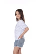 Футболка с коротким рукавом для девочки 134 цвет голубой YUKI ЦБ-00295239 - изображение 3