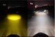 LED лампа H4 для мотоцикла 12 V CSP біле жовте світло для ближнього та дальнього світла - зображення 5