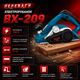 Электрорубанок Boxer BX-209, 1950 Вт, 82 мм, для строгания древесины, ручной деревообрабатывающий инструмент с регулировкой глубины реза, вырезанием пазов и снятие фасок - изображение 3