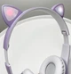 Беспроводные детские наушники с ушками Cat Ear фиолетовые - изображение 5