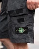 Чоловічі шорти карго Stone Island із жатої плащівки XL чорні (96556) - зображення 6