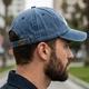 Кепка Los Angeles vintage синя літня бавовняна унісекс з регулюванням розміру 56-60 см, бейсболка стильна вінтажна cotton синього кольору - зображення 7