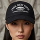 Кепка New York vintage для хлопця та дівчини літня бавовняна з написом, бейсболка повсякденна 56-60 см вінтажна - зображення 11