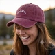 Кепка Mountain хлопковая летняя с принтом Горы, унисекс бейбсолка универсальный размер регулируемая 54-60 см Красный - изображение 8
