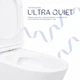 Унитаз напольный Qtap Arvin Ultra Quiet безободковый керамика 630х350х795 мм белый - изображение 5