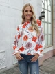 Чарівна блуза з ніжним квітковим принтом L (маки 300) - зображення 1
