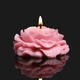 Низькотемпературна масажна свічка для ваксингу та романтичних моментів Півонія рожева , 65 г - зображення 1