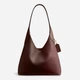 Сумка-хобо женская из натуральной кожи средняя Coach Brooklyn Shoulder Bag 28 BG-COA-116 Коричневая (196395881123) - изображение 1