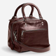 Сумка кросс-боди через плечо женская из натуральной кожи маленькая Coach Cube Rogue Bag 20 BG-COA-125 Бордовая (196395632732) - изображение 4