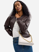Сумка-багет женская из натуральной кожи средняя Coach Juliet Shoulder Bag 25 BG-COA-131 Молочная (196395632756) - изображение 2