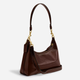 Сумка-багет женская из натуральной кожи средняя Coach Juliet Shoulder Bag 25 BG-COA-130 Коричневая (196395540143) - изображение 4
