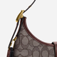 Сумка-багет женская тканевая средняя Coach Hamptons Hobo Bag BG-COA-133 Коричневая (196395773237) - изображение 7
