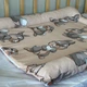 Матрасик в пеленальний столик або комод 70Х55 см, Зайчики - зображення 4