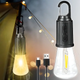 Акумуляторна LED лампочка підвісна BL HK-169C з карабіном, зарядка від USB / Підвісний ліхтар для кемпінгу та дому - зображення 1