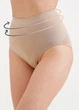 Трусы женские корректирующие Giulia SLIP MODELLING L/XL Beige, бесшовные, микрофибра, высокая посадка - изображение 1
