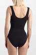 Жіноче коригуюче боді з мікрофібри Giulia BODY SLIP SHAPEWEAR S/M Black-black - изображение 3