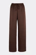 Жіночі прямі шовкові штани Giulia ROYAL SILK 4332/050 M Brown-chocolate brown - изображение 1
