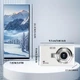 Цифровая камера 4K HD, с поворотным экраном 6.1 см, картой памяти 32 ГБ и ремешком, для фото, видео и влогинга, фиолетовая - изображение 3