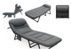 Розкладне ліжко-розкладачка Relax Outdoor 200х60х30 см Сіре, кемпінгове польове ліжко для дому та укриттів, вага 7.8 кг (навантаження до 150 кг) - изображение 1
