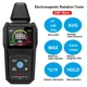 Детектор електромагнітного випромінювання MESTEK EMF01, EMF-метр 3-в-1, з кольоровим екраном, для вимірювання електричного поля, магнітного поля та температури, чорний - зображення 3