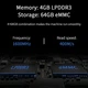 Мини ПК Beelink T4 Pro Intel Celeron N3350 / 4GB DDR3 / 64GB eMMC / Intel HD Graphics 500 / 2 x HDMI / LAN / Wi-Fi / Bluetooth 4.0 / Windows 10 / Черный (102125578) - Уценка - изображение 5