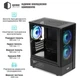 Корпус QUBE GEON ARGB Black (GEON_GBNU3) - изображение 3