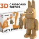 Картонный конструктор Cartonic 3D Puzzle ARTY BUNNY (CARTARTBUNN) - изображение 11