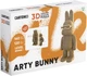 Картонный конструктор Cartonic 3D Puzzle ARTY BUNNY (CARTARTBUNN) - изображение 2