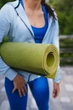 Килимок для йоги та фітнесу Power System PS-4014 PVC Fitness-Yoga Mat Green (173x61x0.6) - зображення 7