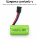 Акумуляторна батарея 7.4V 500mAh SM-2P для RC машинок, човнів, вантажівок і радіокерованих моделей 2шт - зображення 3
