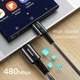 Дата кабель USB-C to USB-C 1.0m 100W black Essager (EXCTT1-CG01) - зображення 4